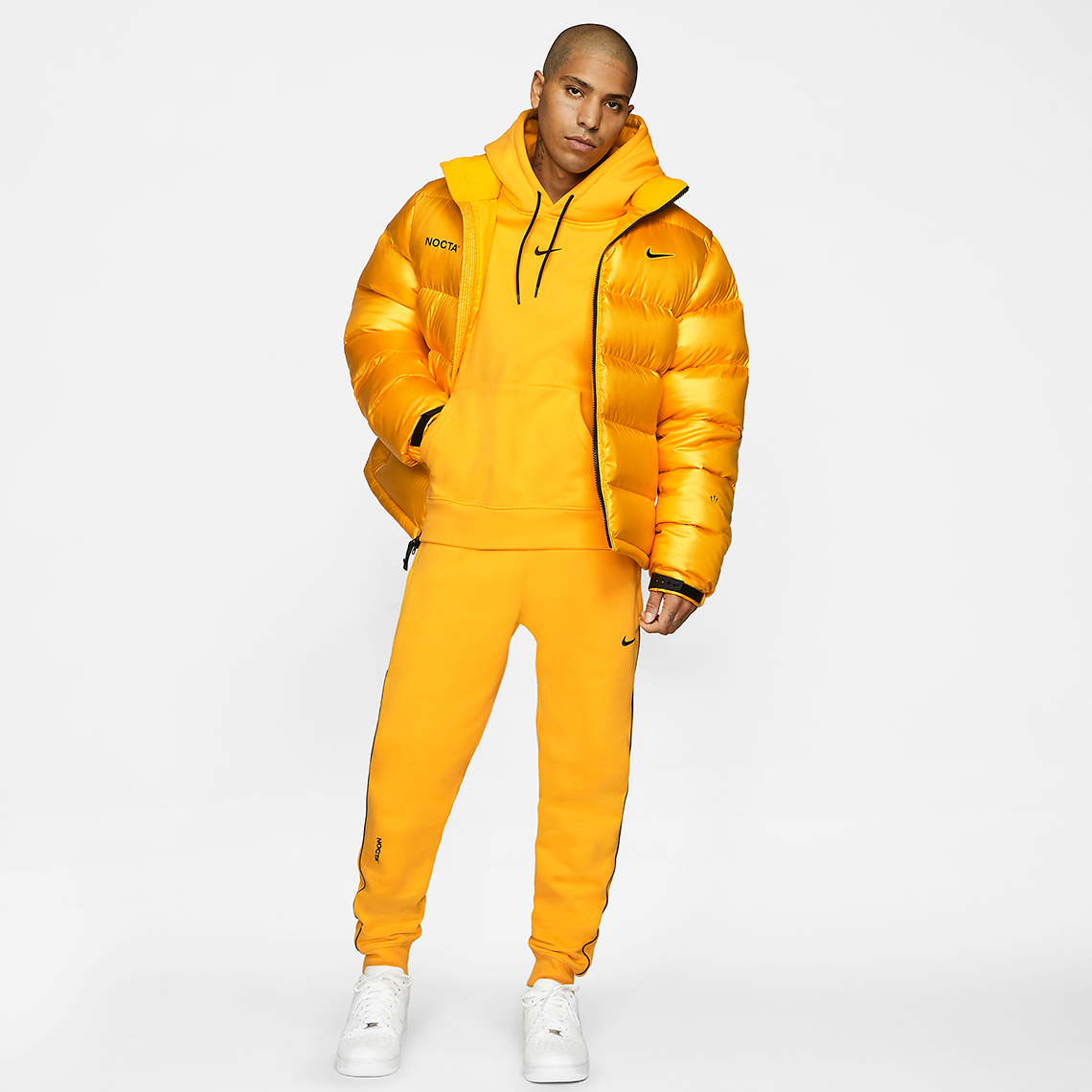Drake Nike Nocta Down Puffer Jacket Yellow Da3997 739 4