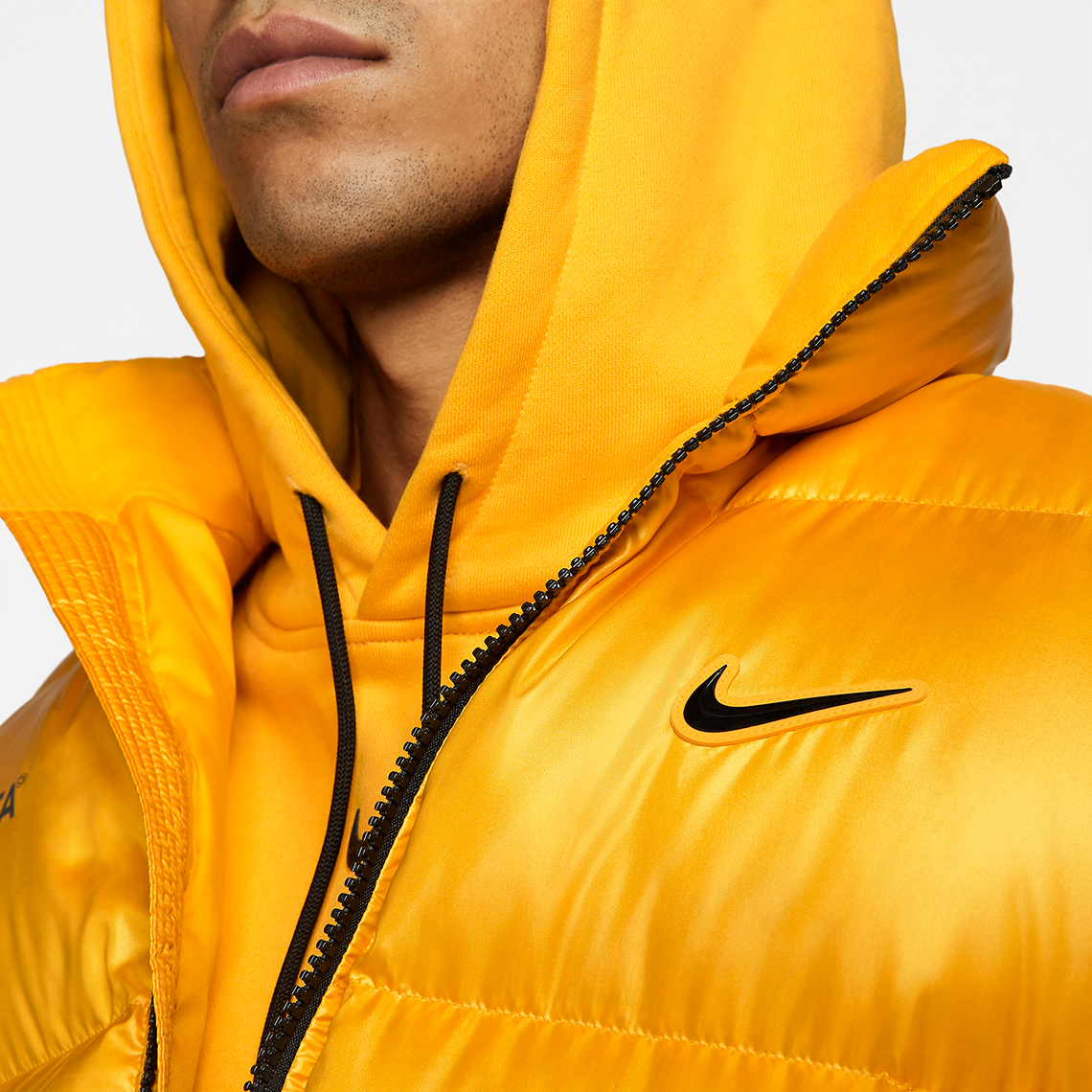 Drake Nike Nocta Down Puffer Jacket Yellow Da3997 739 7