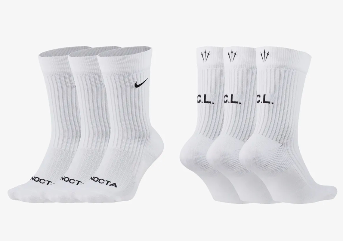 Drake Nike Nocta Socks White