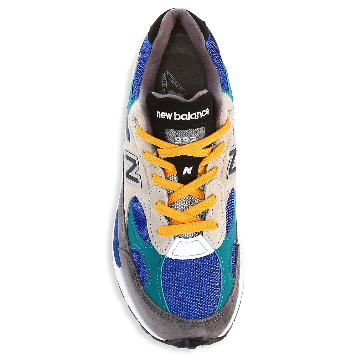 New Balance 992 Colorblock Grey Green Yellow Release Date | SneakerNews.com