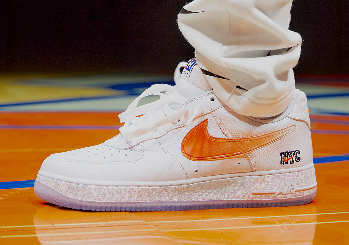Kith Nike Air Force 1 Low New York Knicks Release Date 