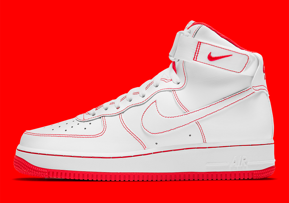 air force 1 high top red