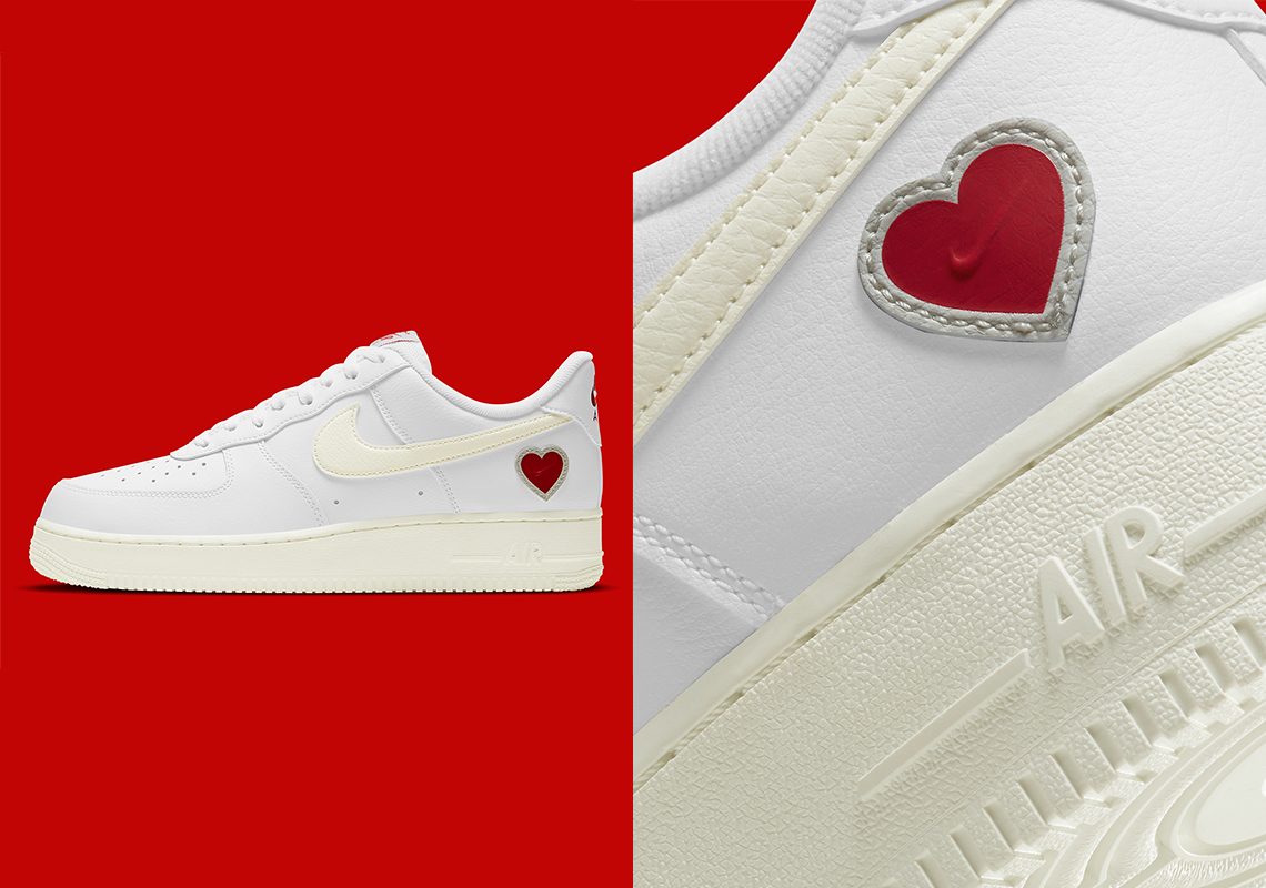 Nike Air Force 1 Low Valentines Day 2021 Dd7117 100 Lead