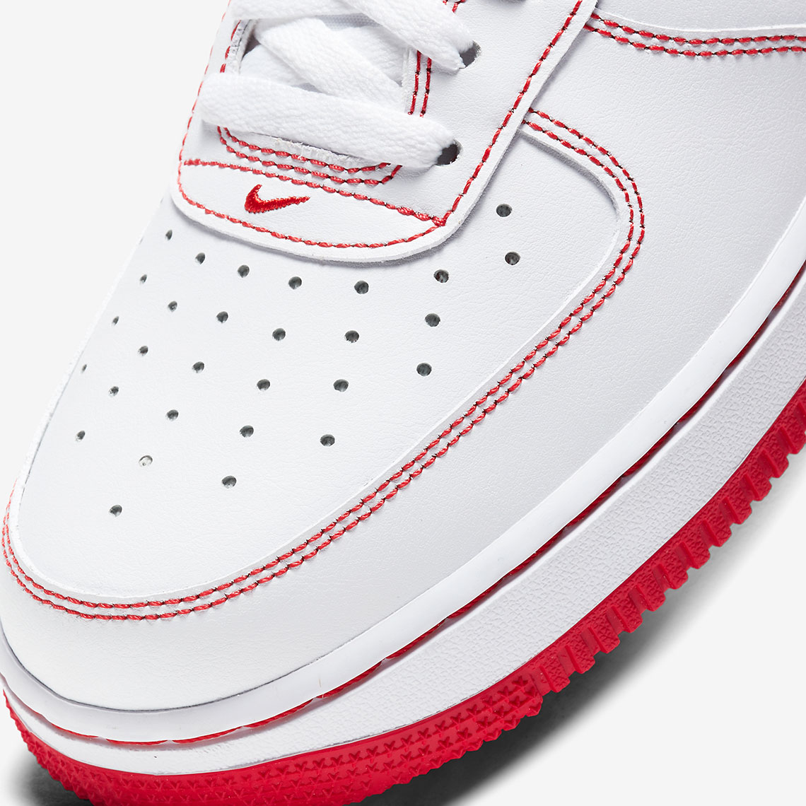 Nike Air Force 1 Low White University Red Cv1724 100 5