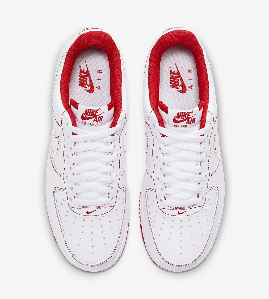 Nike Air Force 1 Low White University Red Cv1724 100 7