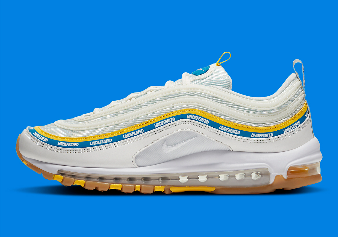 Undefeated Nike Air Max 97 Sail Aero Blue Midwest Gold DC4830-100