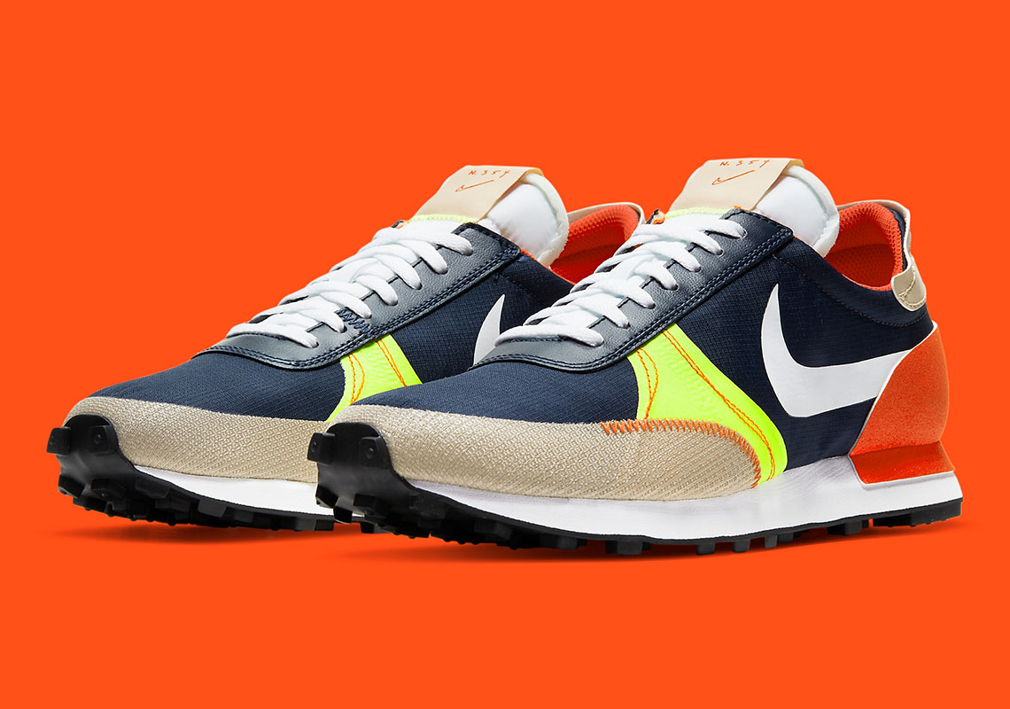 This Nike DBreak-Type SE Is Color Blocked In Oatmeal And Neons