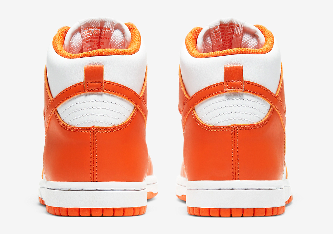 Nike Dunk High Orange Syracuse DD1399-101 Release Date