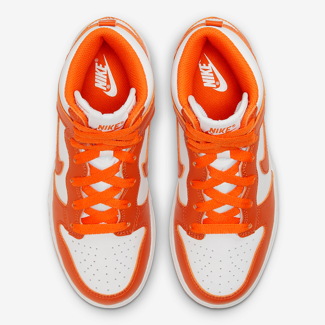 nike with air icarus running shoes Syracuse White Orange Blaze Little Kids Dd2314 1008