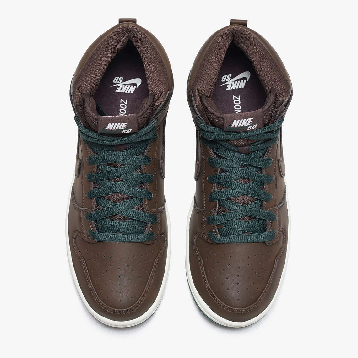 brown leather nike sb