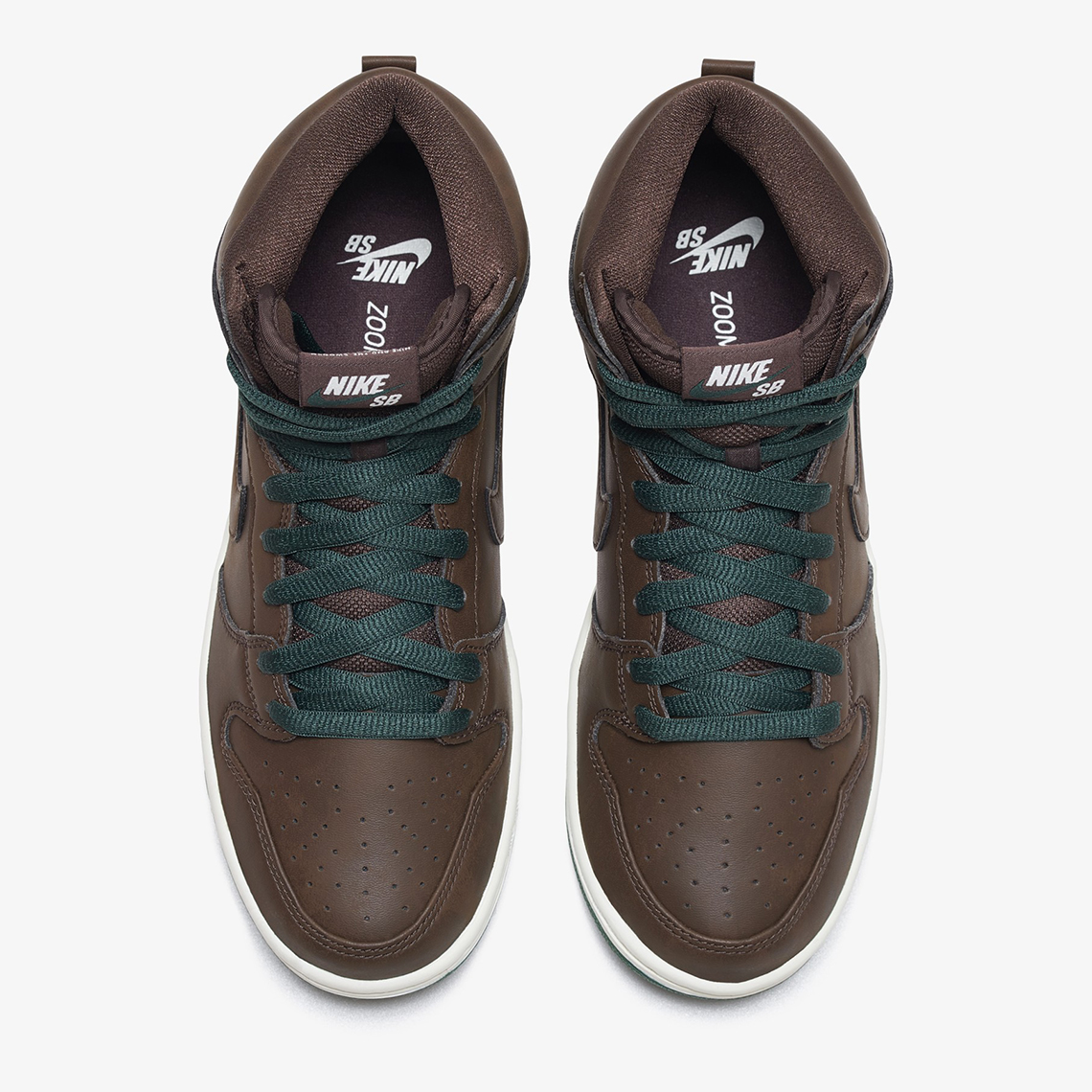 Nike Sb Dunk High Baroque Brown Green Cv1624 200 4