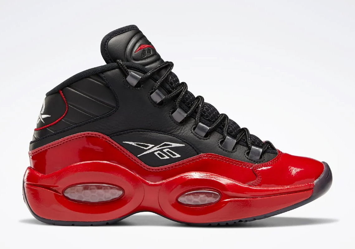 Reebok Question Mid Black Red 76ers G57551 0 2