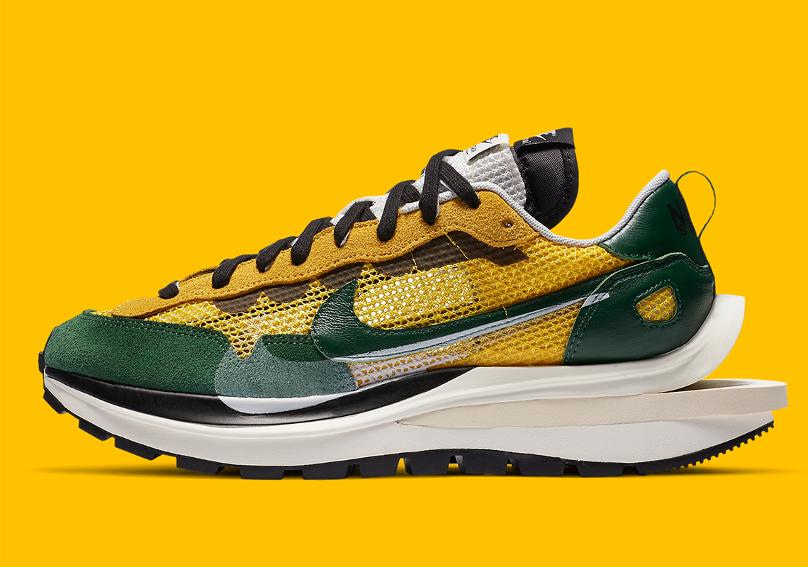 Sacai Nike Vaporwaffle Green Yellow Cv1363 700 Release Date 1
