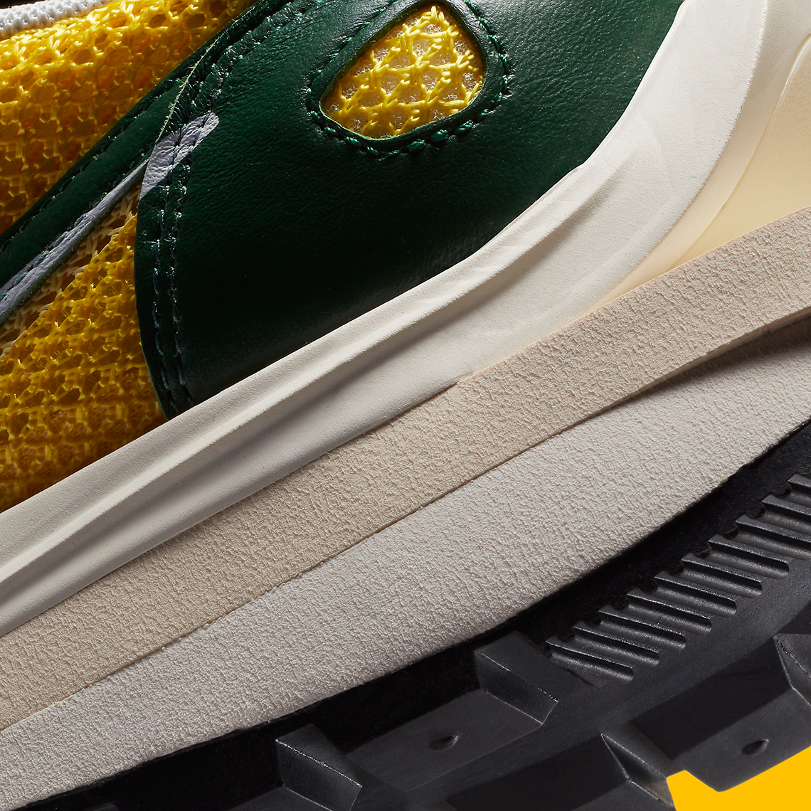 Sacai Nike Vaporwaffle Green Yellow Cv1363 700 Release Date 4