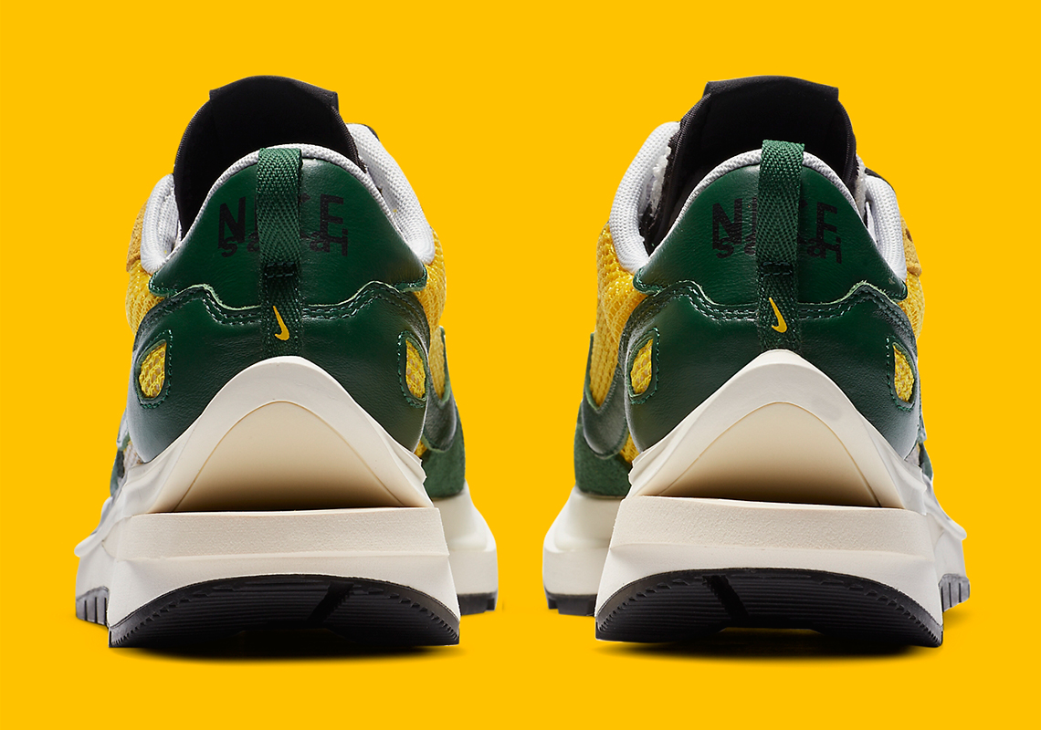 Sacai Nike Vaporwaffle Green Yellow Cv1363 700 Release Date 6