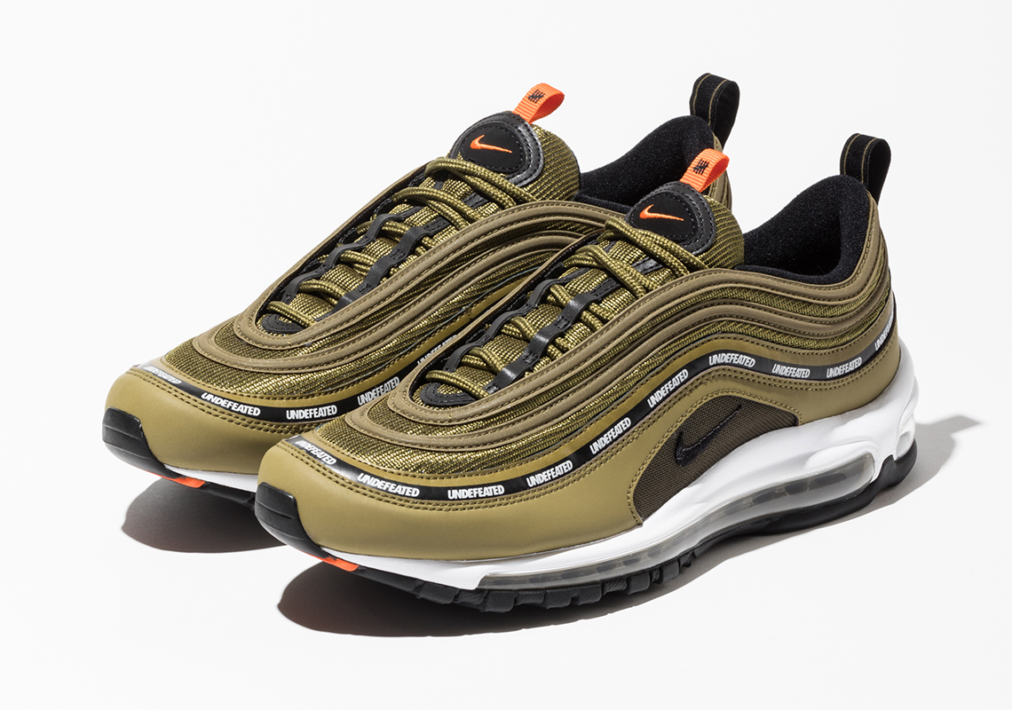 air max 97 olive green undefeated