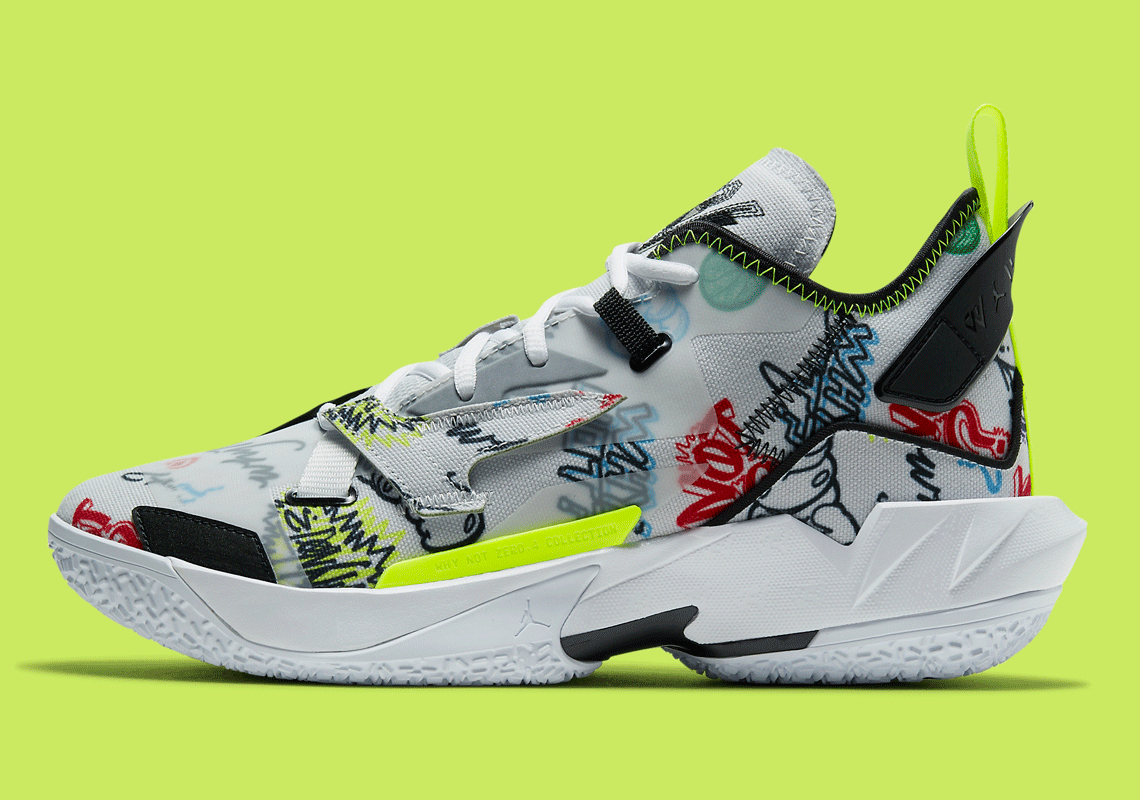 The Jordan “Why Not?” Zer0.4 Appears With Graffiti Illustrations