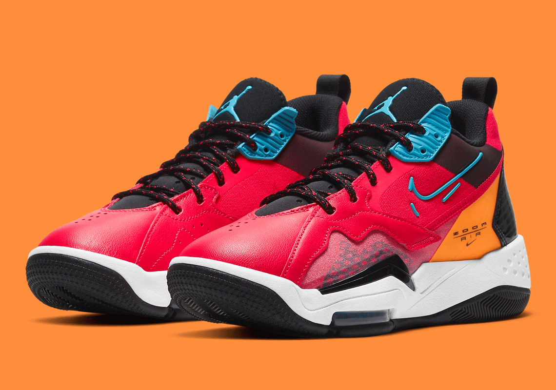 The Women’s Light jordan Zoom ’92 “Siren Red” Provides A Colorful Punch