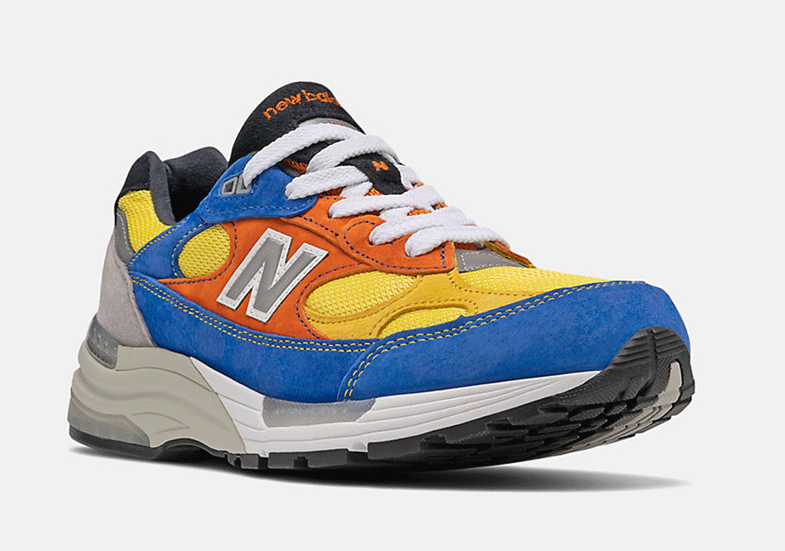 new balance orange and grey