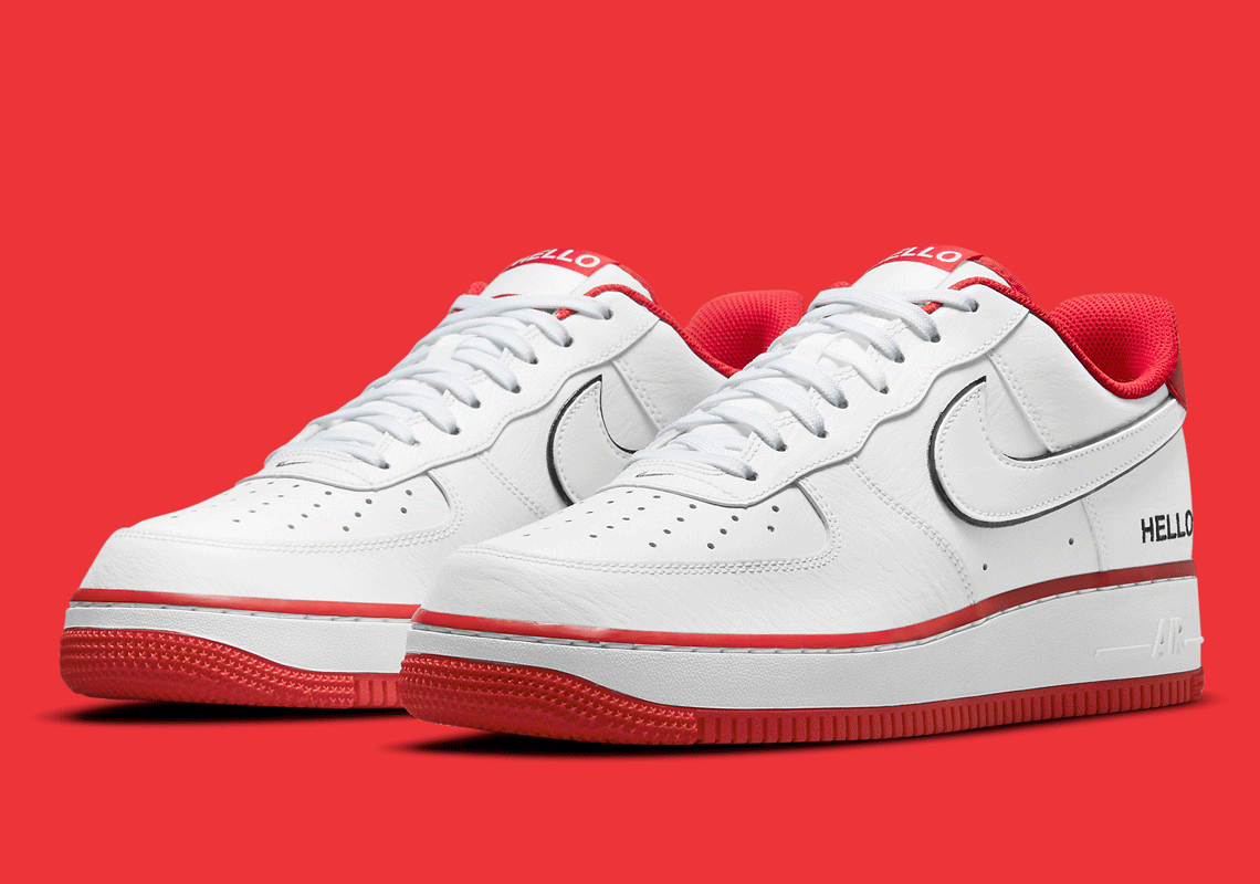 air force 1 red tag