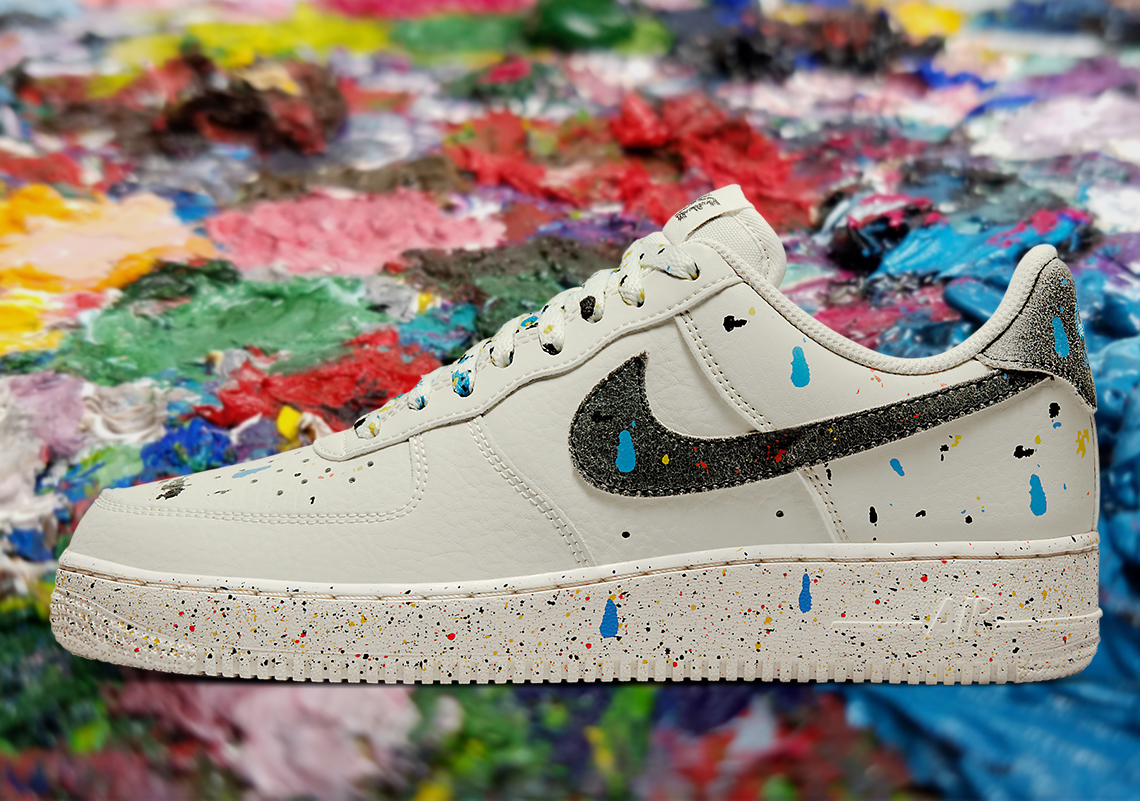 paint splatter nike air force 1