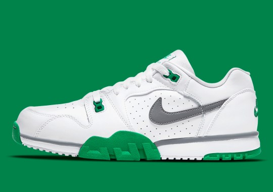 The Nike Air Cross Trainer Low Appears In A Team-Friendly “White” And “Lucky Green”