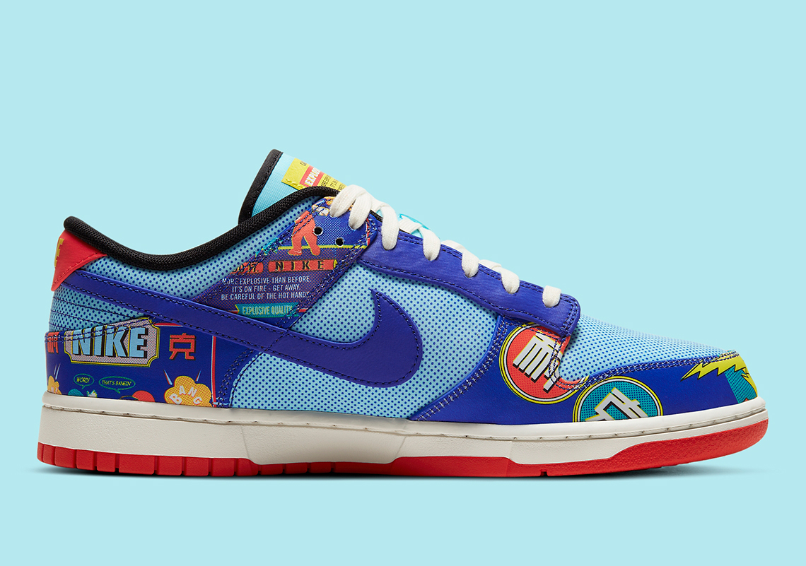 Nike Dunk Low Chinese New Year Firecracker Full Family Release Info   Nike Dunk Low Firecracker DD8477 446 2 