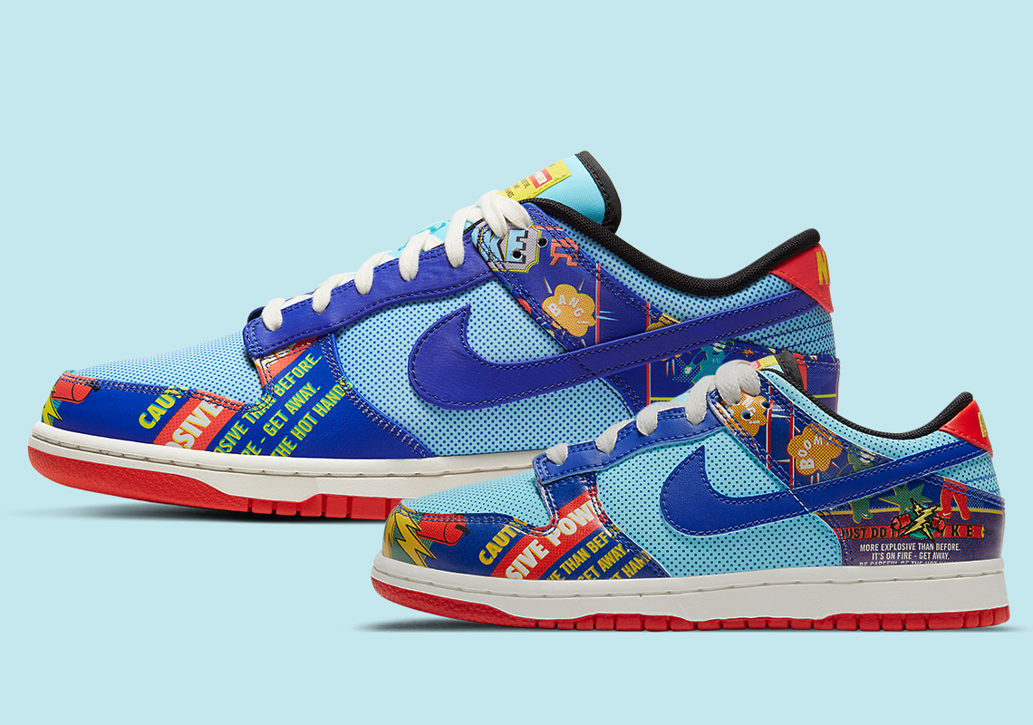 Nike Dunk Low Chinese New Year Firecracker Full Family Release 