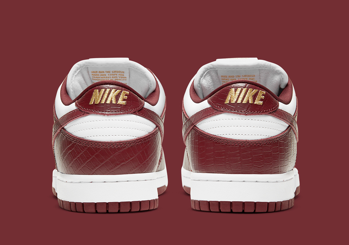 Supreme Nike SB Dunk Low White Barkroot Brown DH3228-103 | SneakerNews.com