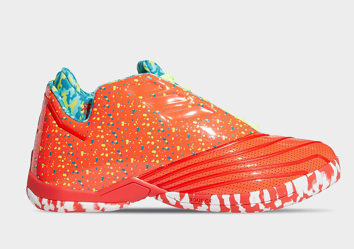 Colorful Splatters And Camo Prints Appear On The adidas T-MAC 2.0 EVO
