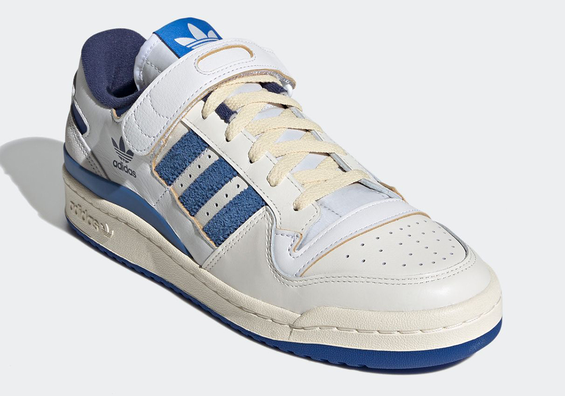 adidas Forum 84 Low Off-White Bright Blue S23764 | SneakerNews.com