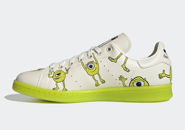 Monsters Inc adidas Stan Smith Mike Wazowski FZ2706 | SneakerNews.com