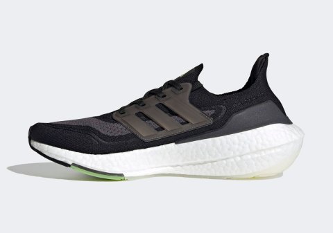 adidas Ultraboost 21 Core Black Solar Yellow FY0374 | SneakerNews.com