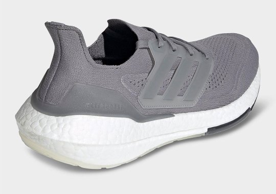 adidas Ultraboost 21 Just Released In Tonal Grey Uppers