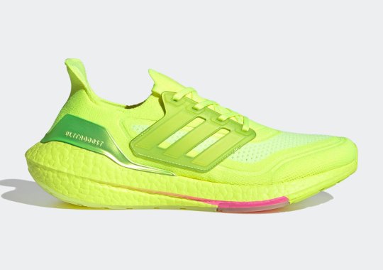 The adidas Ultraboost 21 Goes Full Solar Yellow
