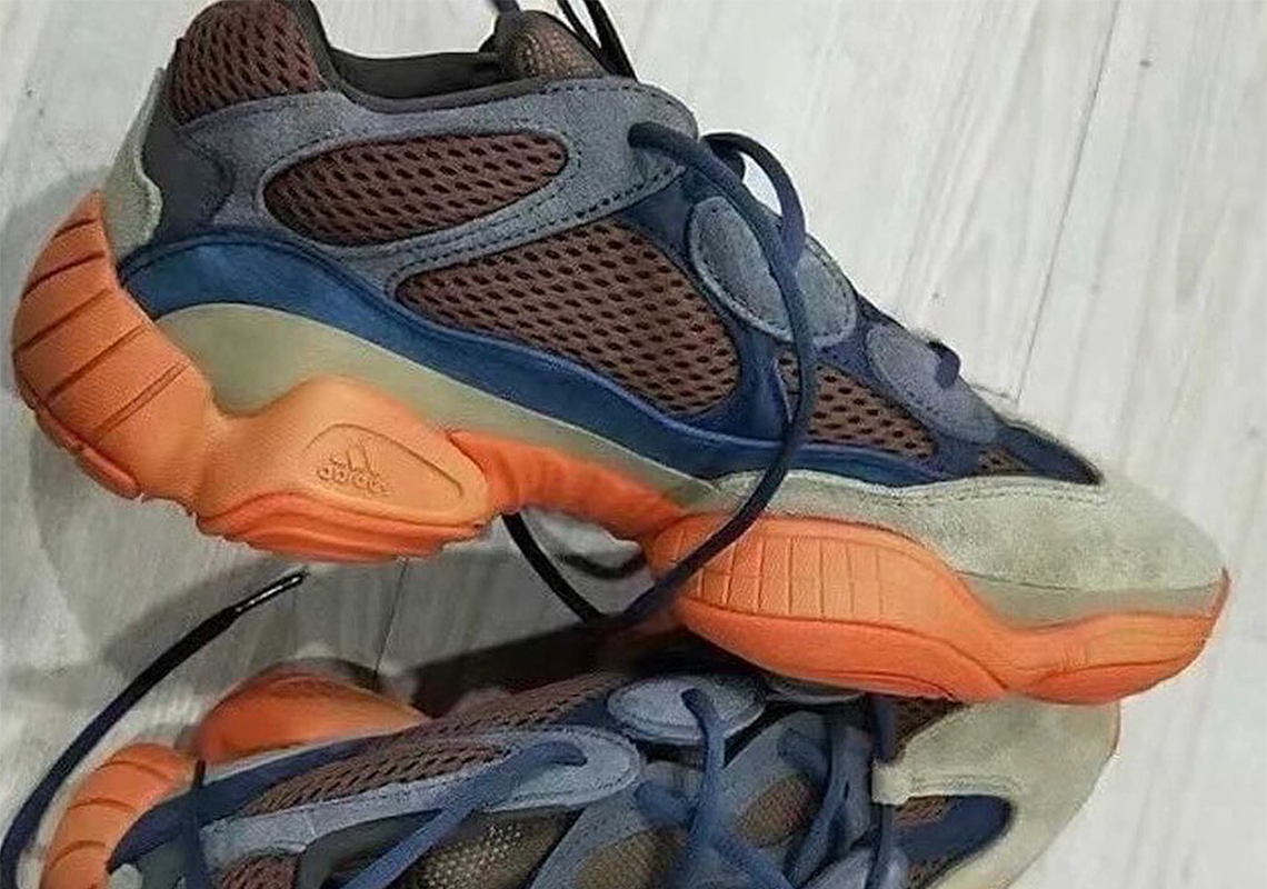 orange yeezy 500