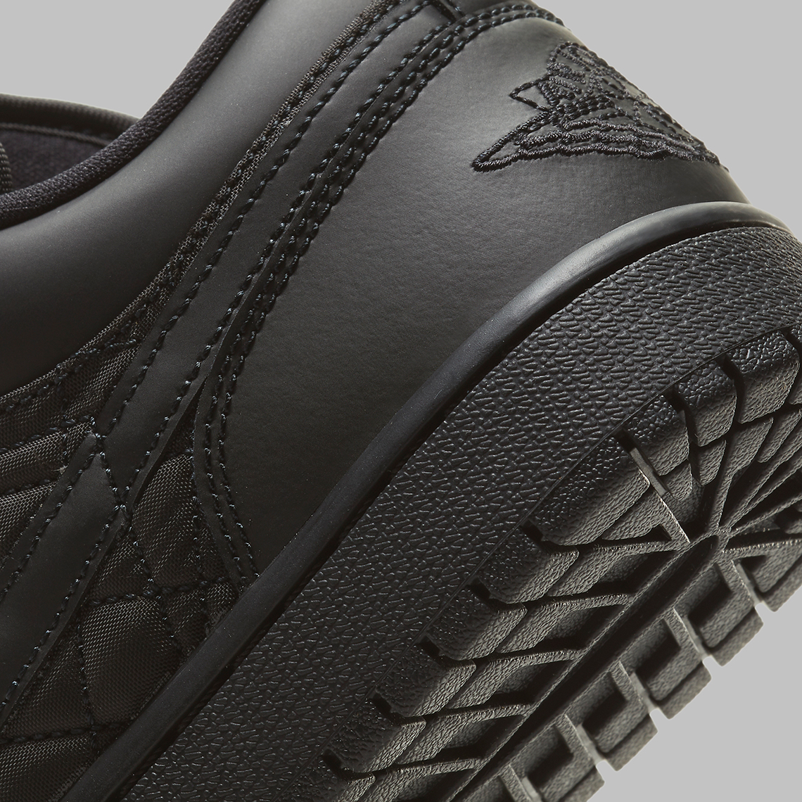 Air Jordan 1 Low Quilted Black DB6480-001 | SneakerNews.com