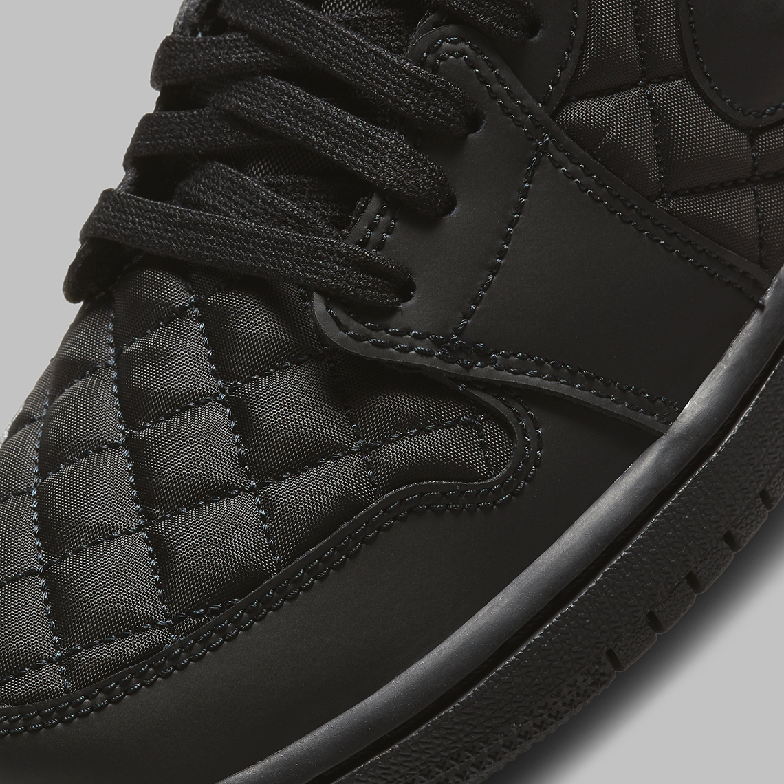 Air Jordan 1 Low Quilted Black DB6480-001 | SneakerNews.com