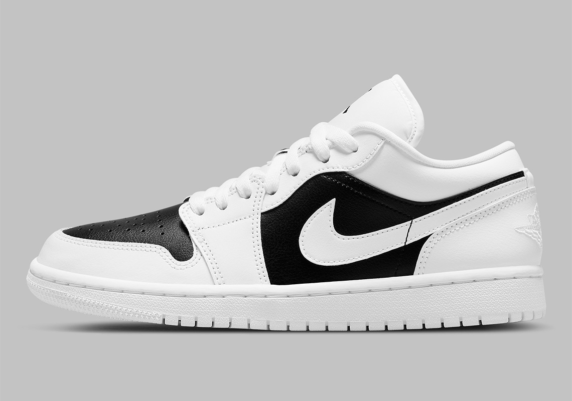 jordan 1 low white and black