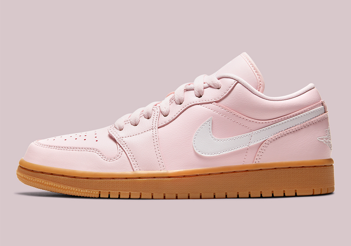 jordan 1 low arctic pink gum sole