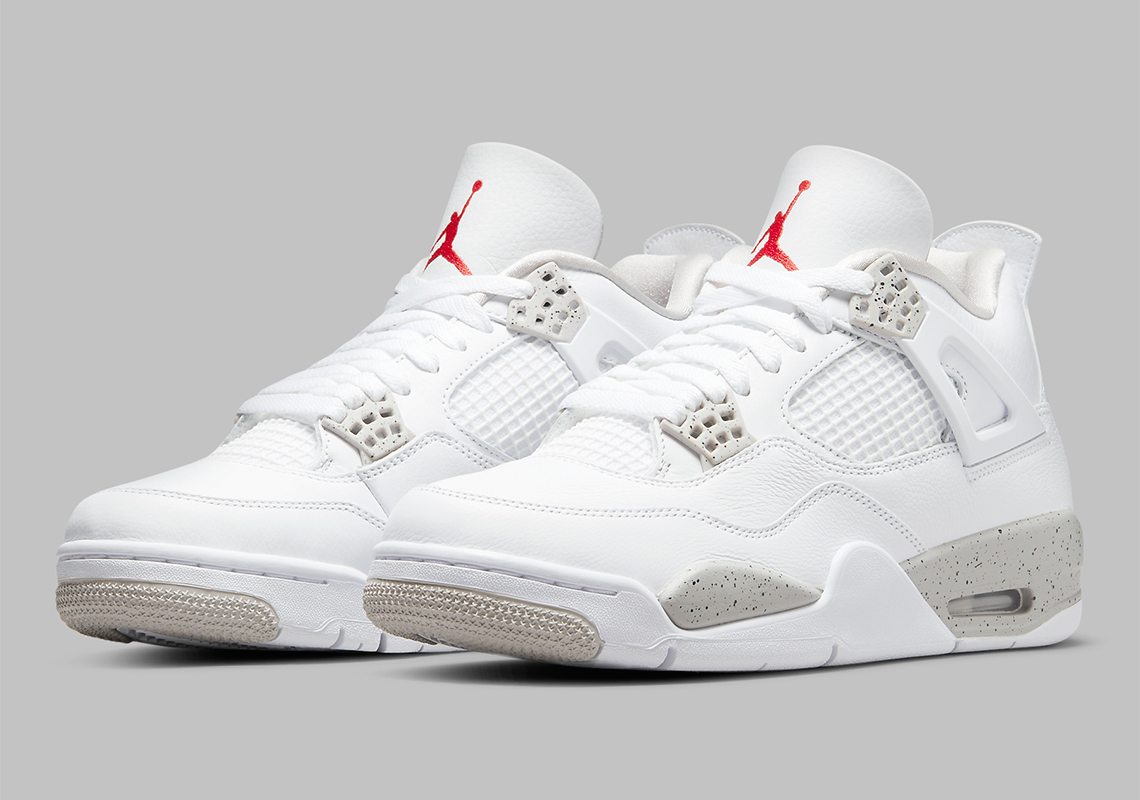 Air Jordan 4 White Tech Grey Black CT8527100