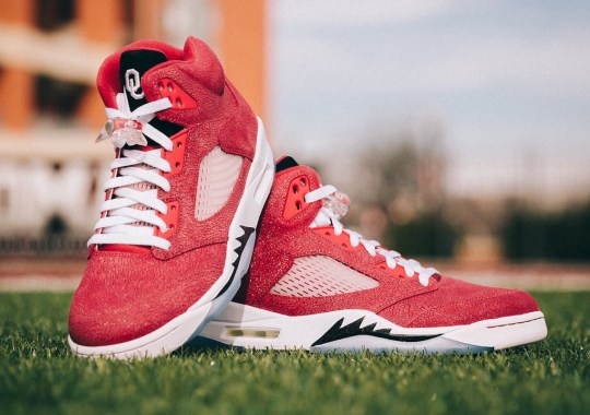 The Air Jordan 5 College PE Battles Continue With The Oklahoma Sooners