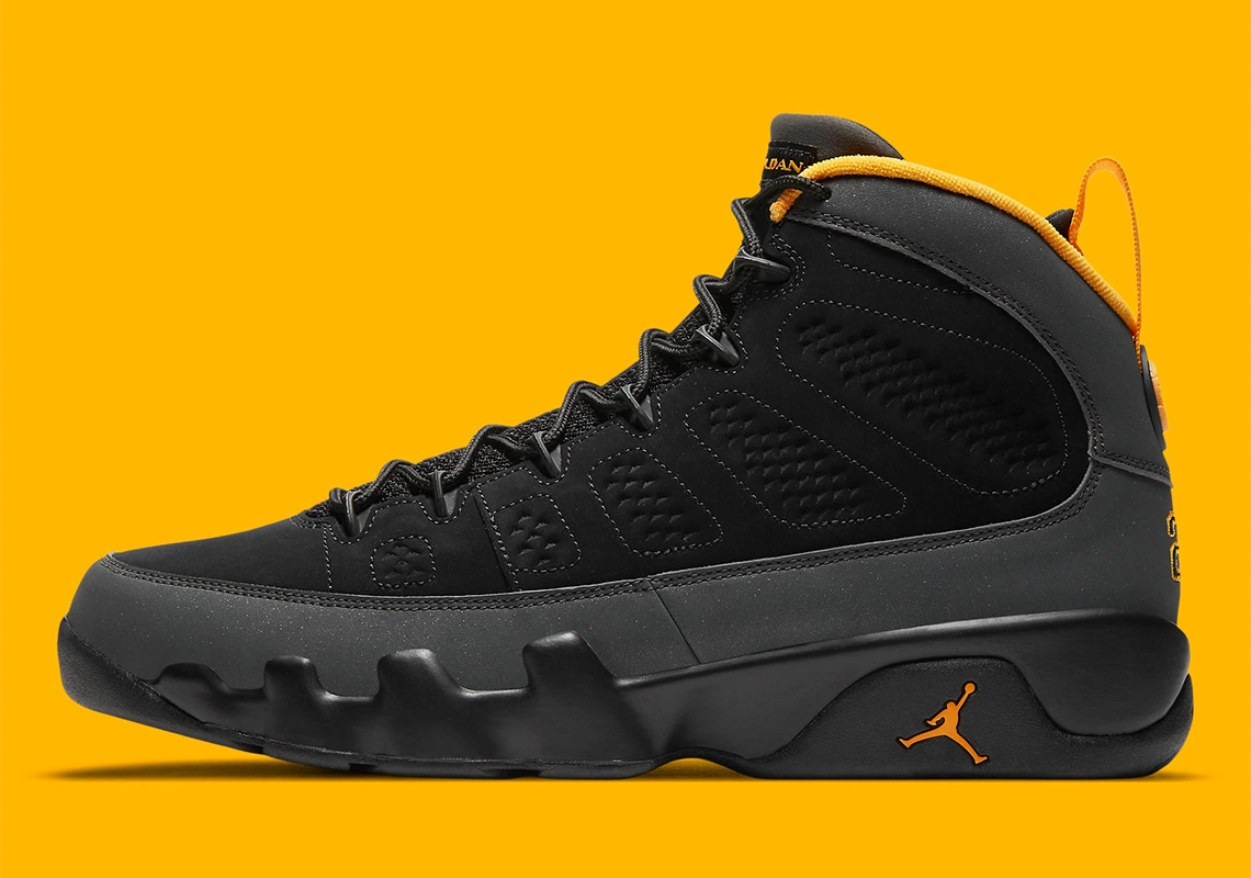 Air Jordan 9 Dark Charcoal Gold CT8019-070 Retro | SneakerNews.com