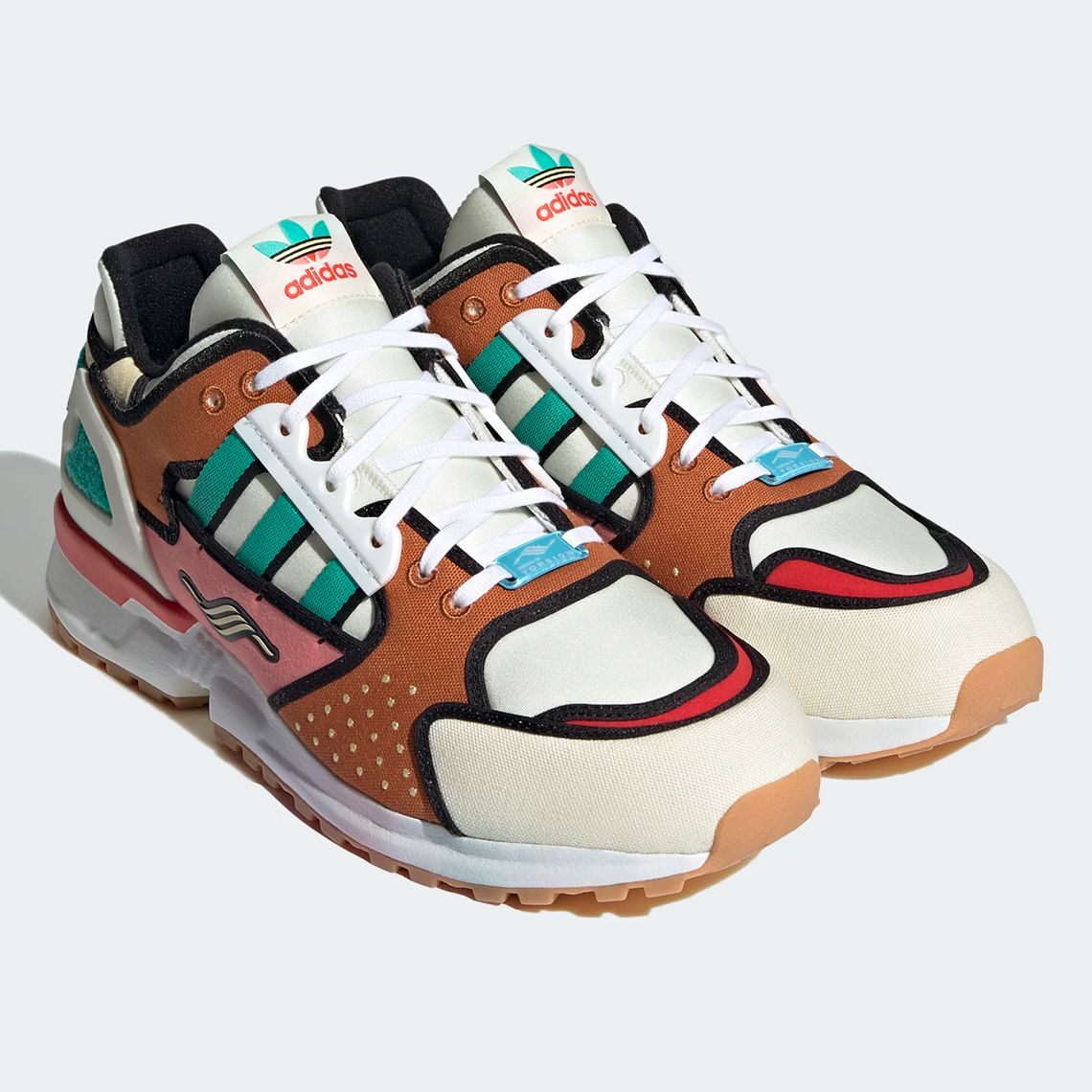 The Simpsons adidas ZX 10.000C Krusty Burger H05783 | SneakerNews.com