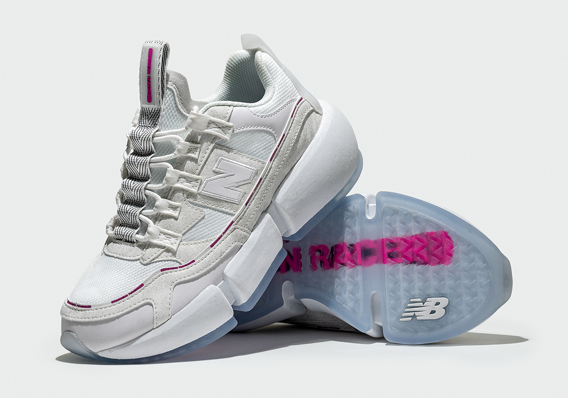 New Balance Vision Racer White Pink Release Date 2