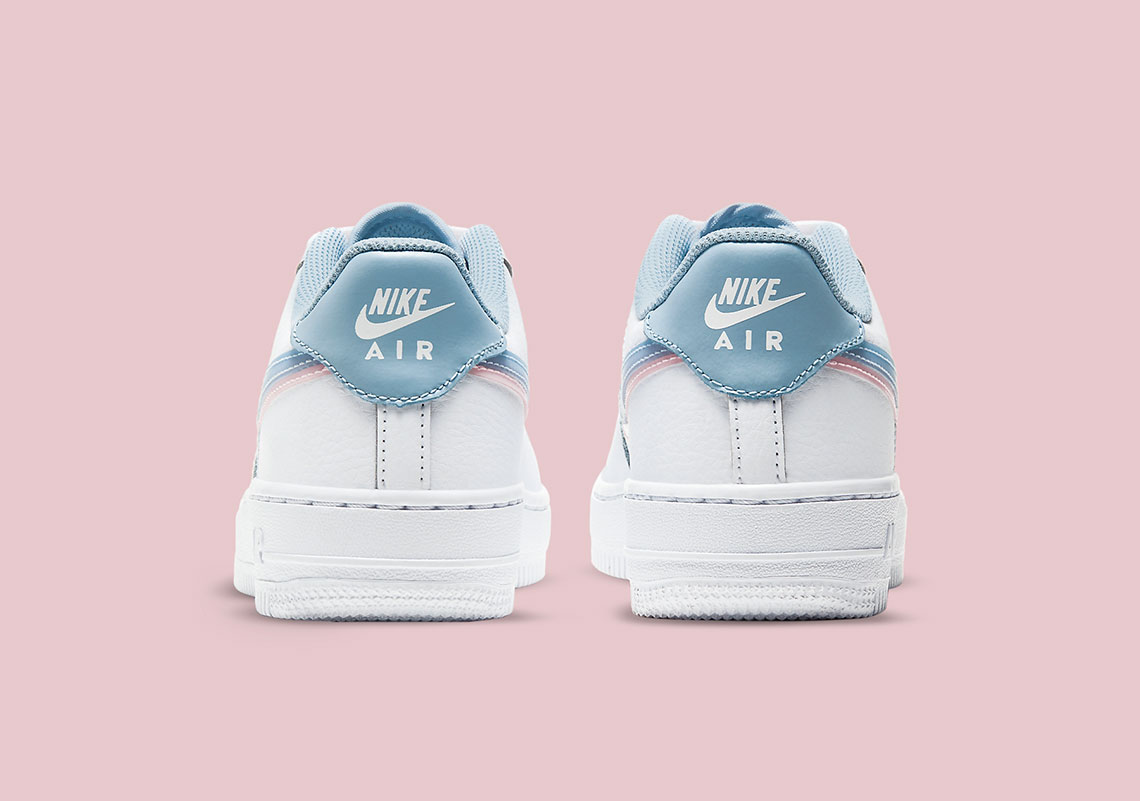Nike Air Force 1 Gs White Arctic Punch Light Armory Blue Cw1574 100 2
