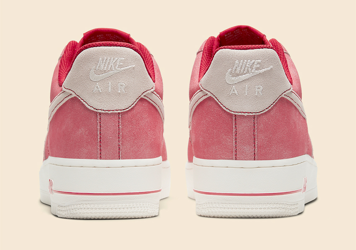 Nike Air Force 1 Low Dusty Suede Red Dh0265 600 6