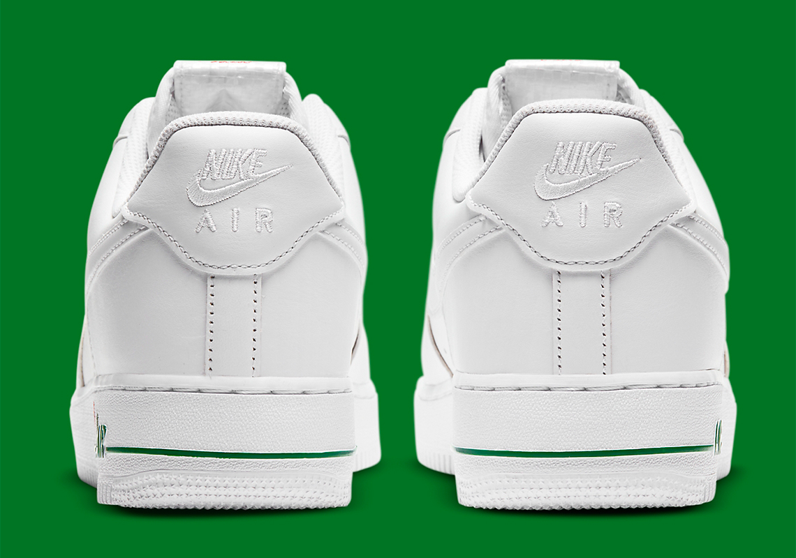 nike air force 1 low rose white green CU6312 100 5