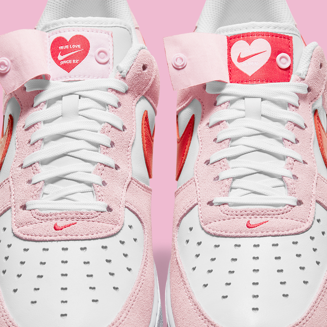 Valentine's Day Nike Air Force 1 Love Letter DD3384-600 | SneakerNews.com