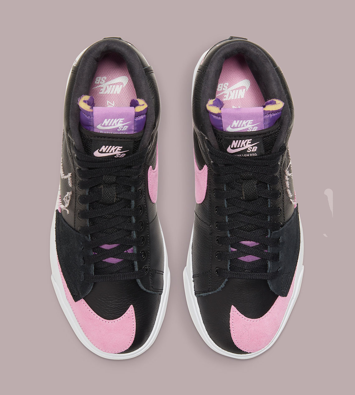 Nike Sb Blazer Mid Edge Purple Nebula Da2189 002 6